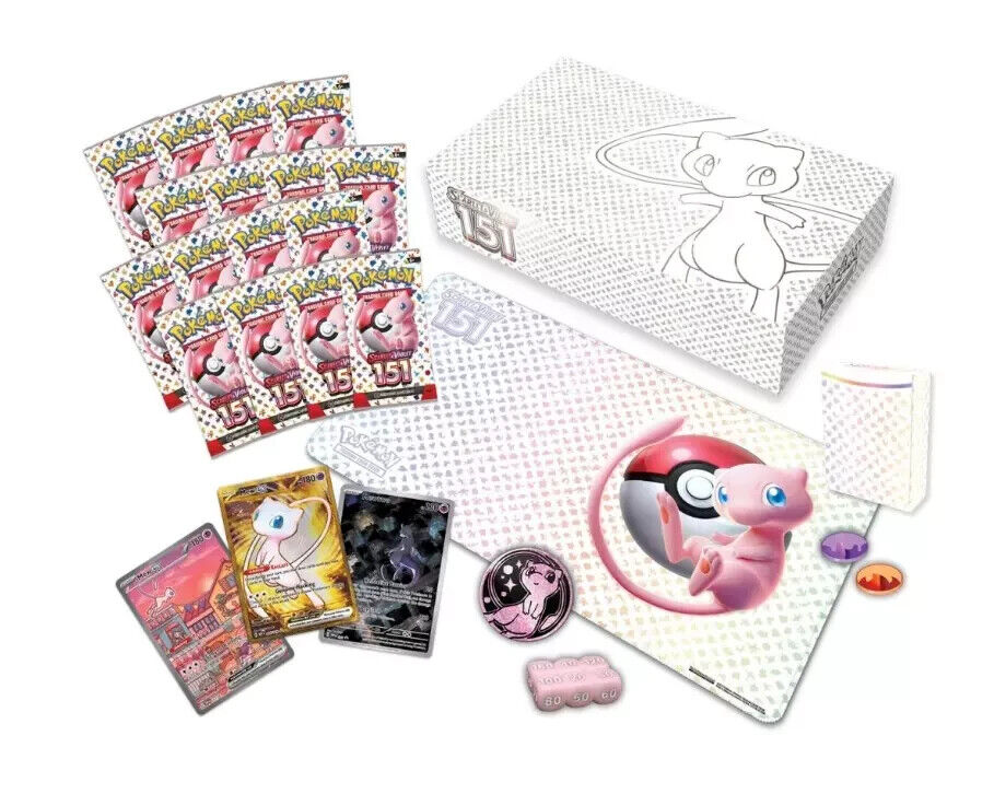 Pokemon 151 Ultra Premium Collection Box UPC - x16 Sealed Boosters Pokemon Cards