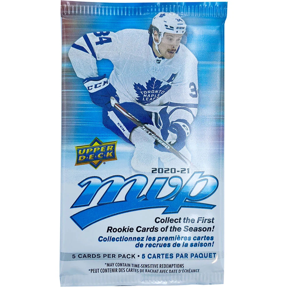 2021-22 MVP Booster Pack - Upper Deck NHL Hockey Card Booster Retail Packs