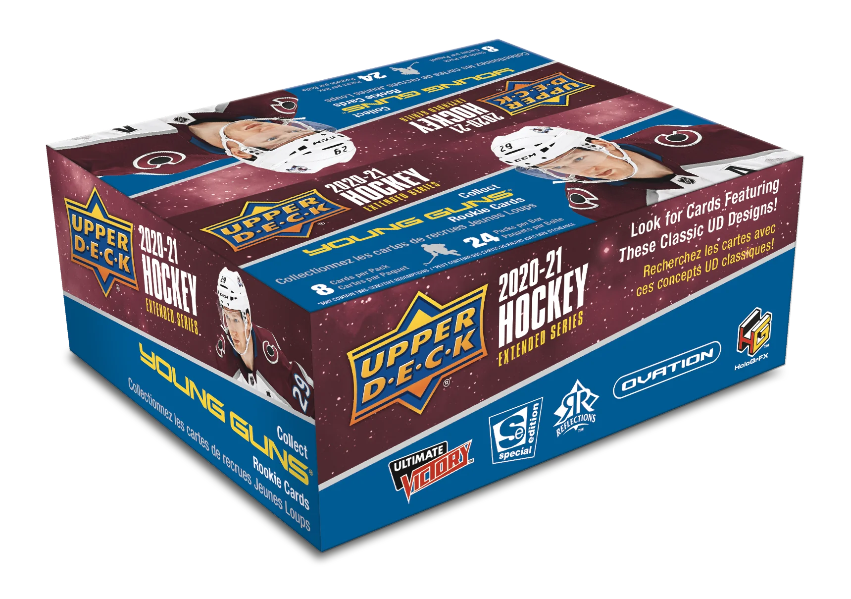2021 Upper Deck Extended Series - NHL Hockey Card Booster Retail Packs
