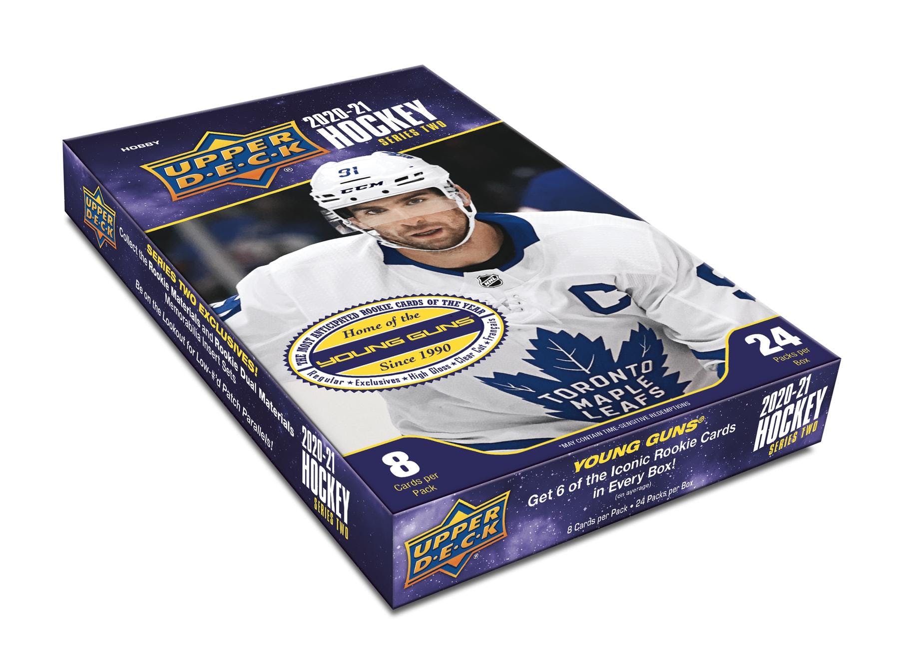 2021 Upper Deck Series 2 Hockey Hobby Box