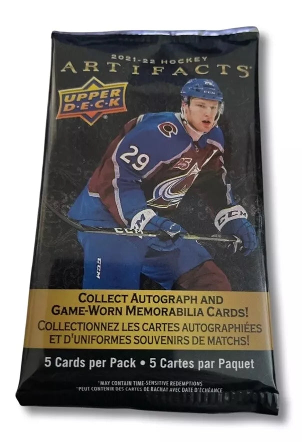 2021-22 Upper Deck Artifacts Pack - Upper Deck Hockey Cards