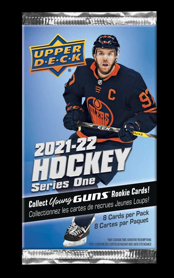 2021-22 Upper Deck Series One - NHL Hockey Card Booster Retail Packs