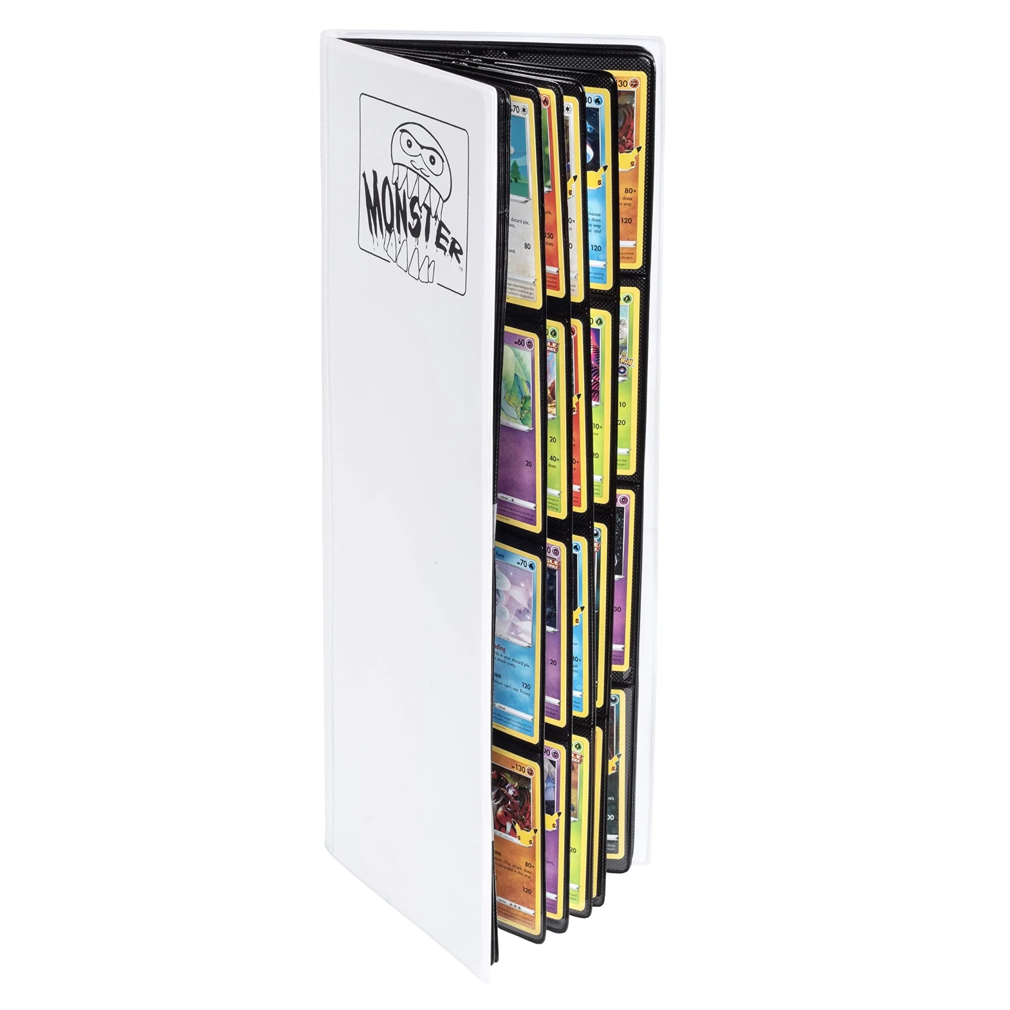 8 Pocket Tower Monster White Matte Binder