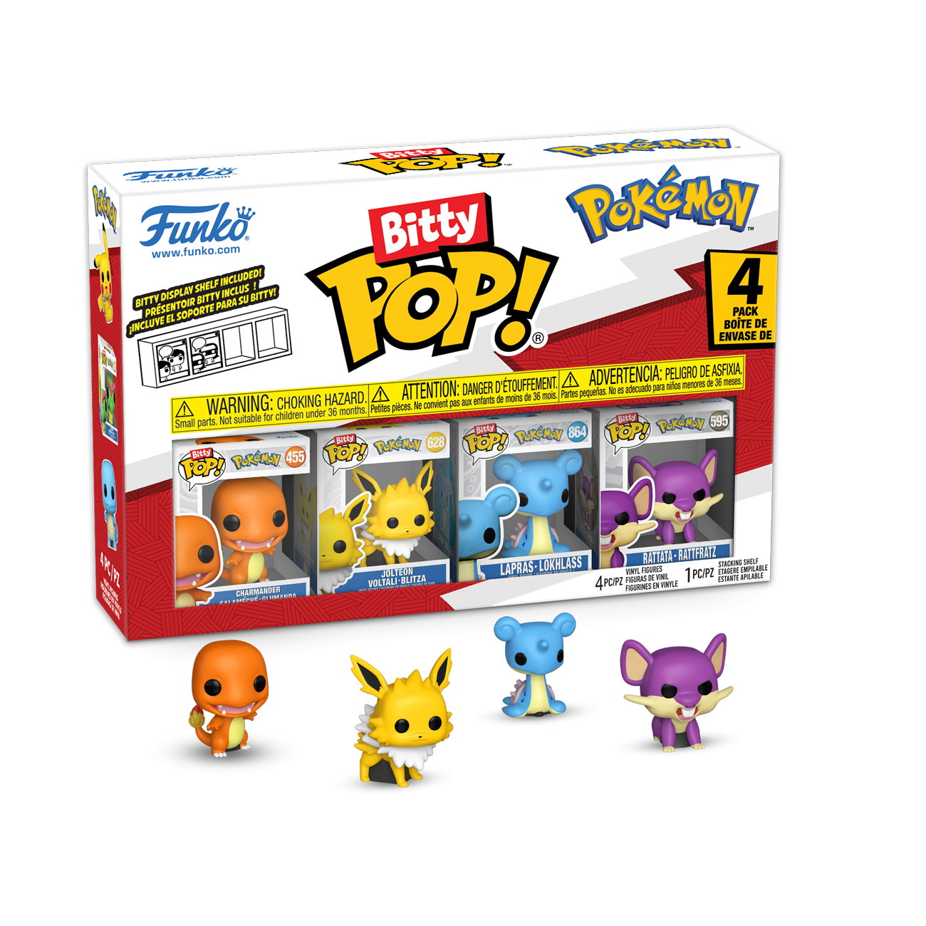 Bitty Pop 4pk Charmander