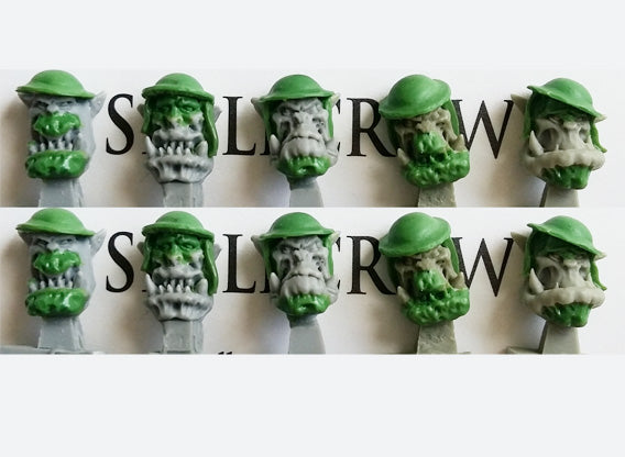 British Orcs Heads bits