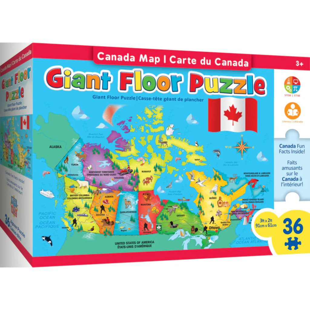 Canada Map 36pc Floor Puzzle (4)