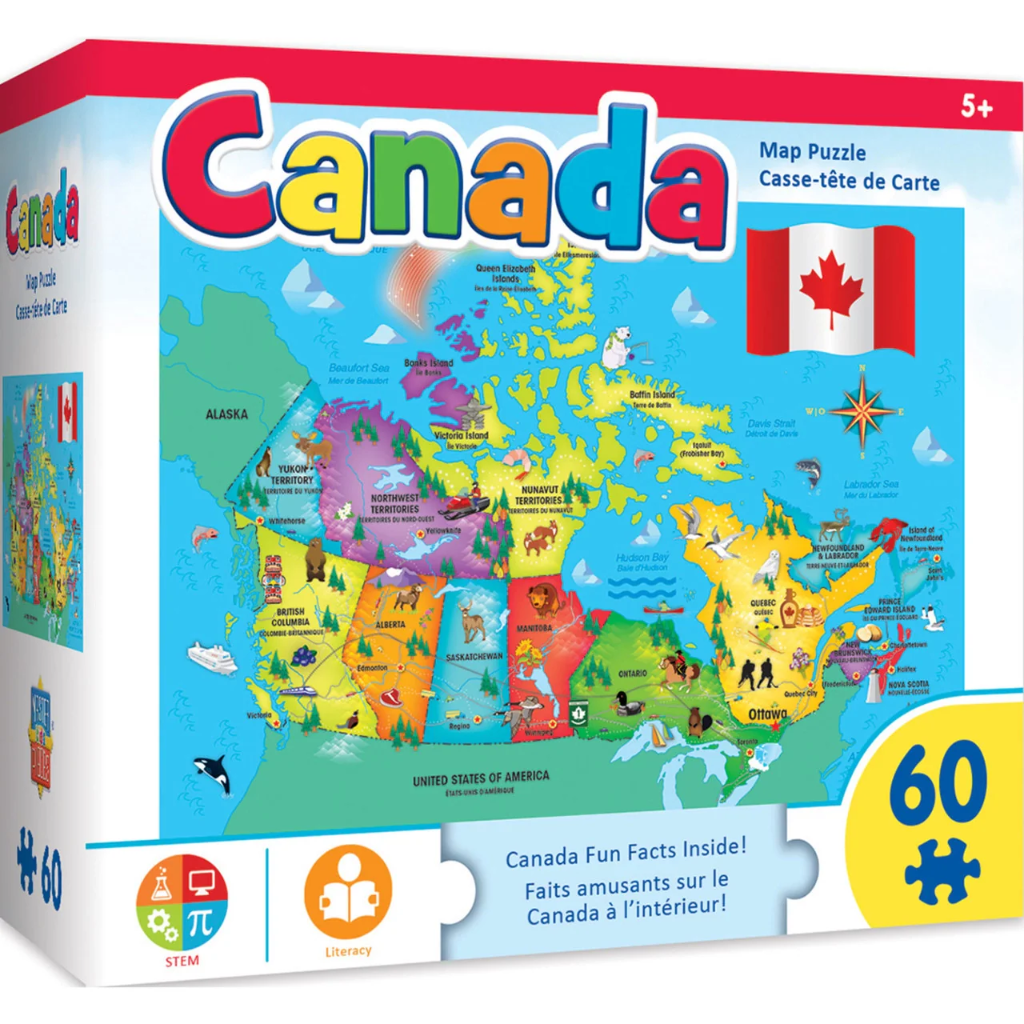 Canada Map Puzzle 60pc (4)
