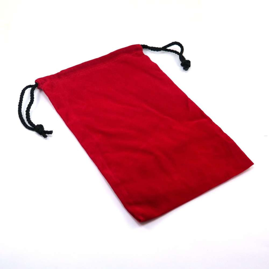 Dice Bag Cloth 6'' X 9'' Red