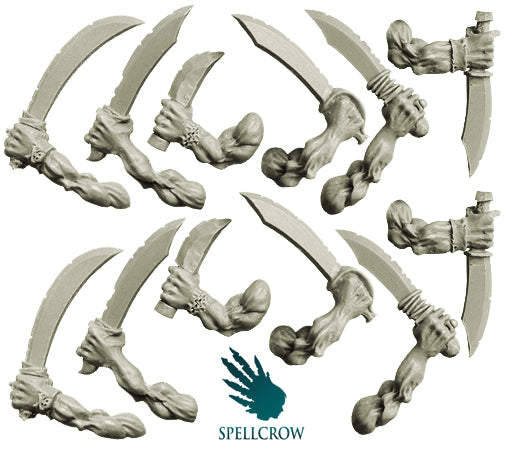Freebooters Orcs Hands with Sabers Bits