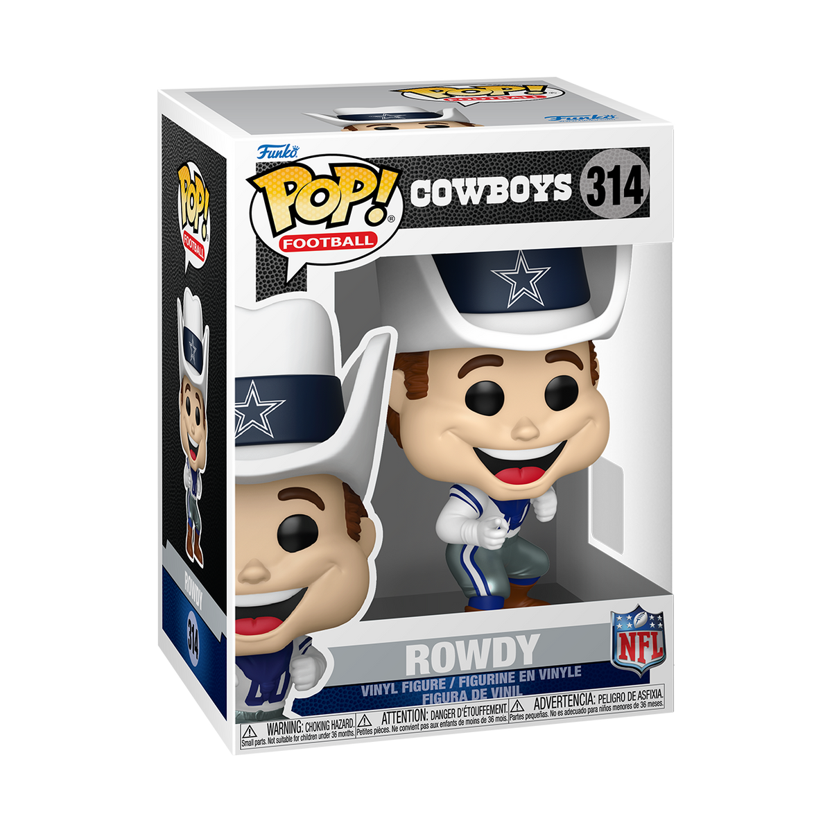 Funko Pop! NFL #314 – Rowdy (Dallas Cowboys)