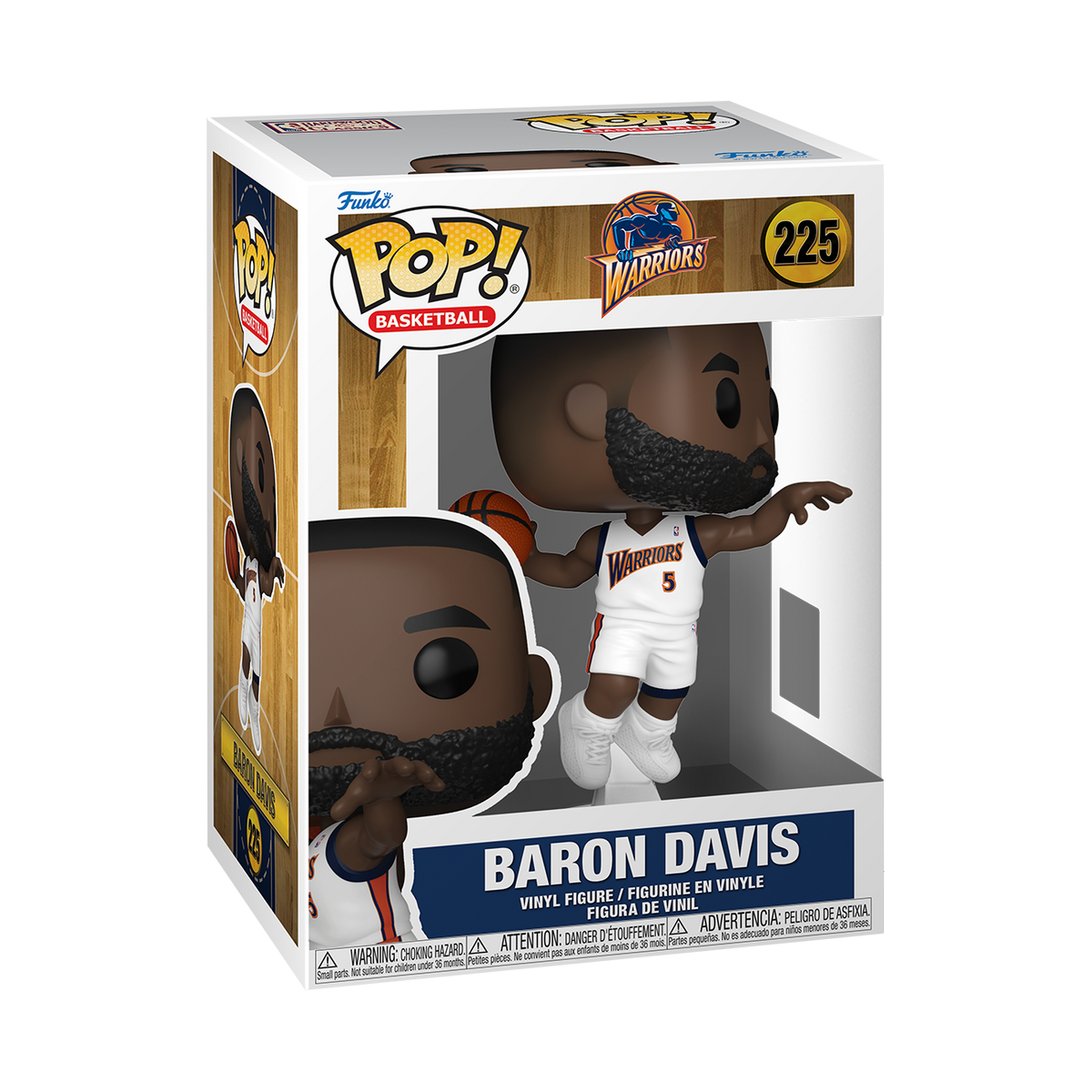 Funko Pop! NBA #225 – Baron Davis (Golden State Warriors)