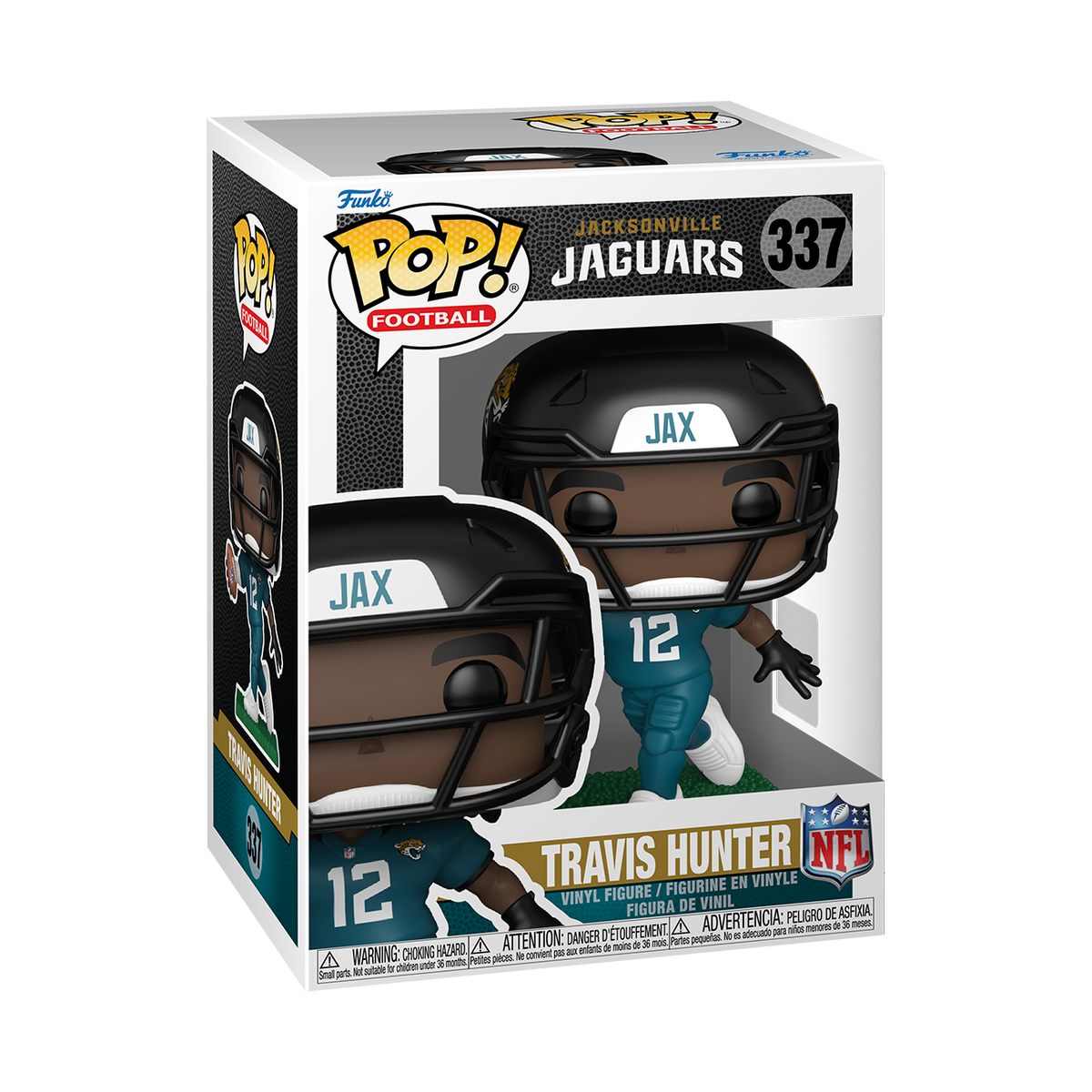 Funko Pop! NFL #337 – Travis Hunter (Jacksonville Jaguars)