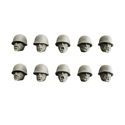 Guards Heads in M1 Helmets Bits