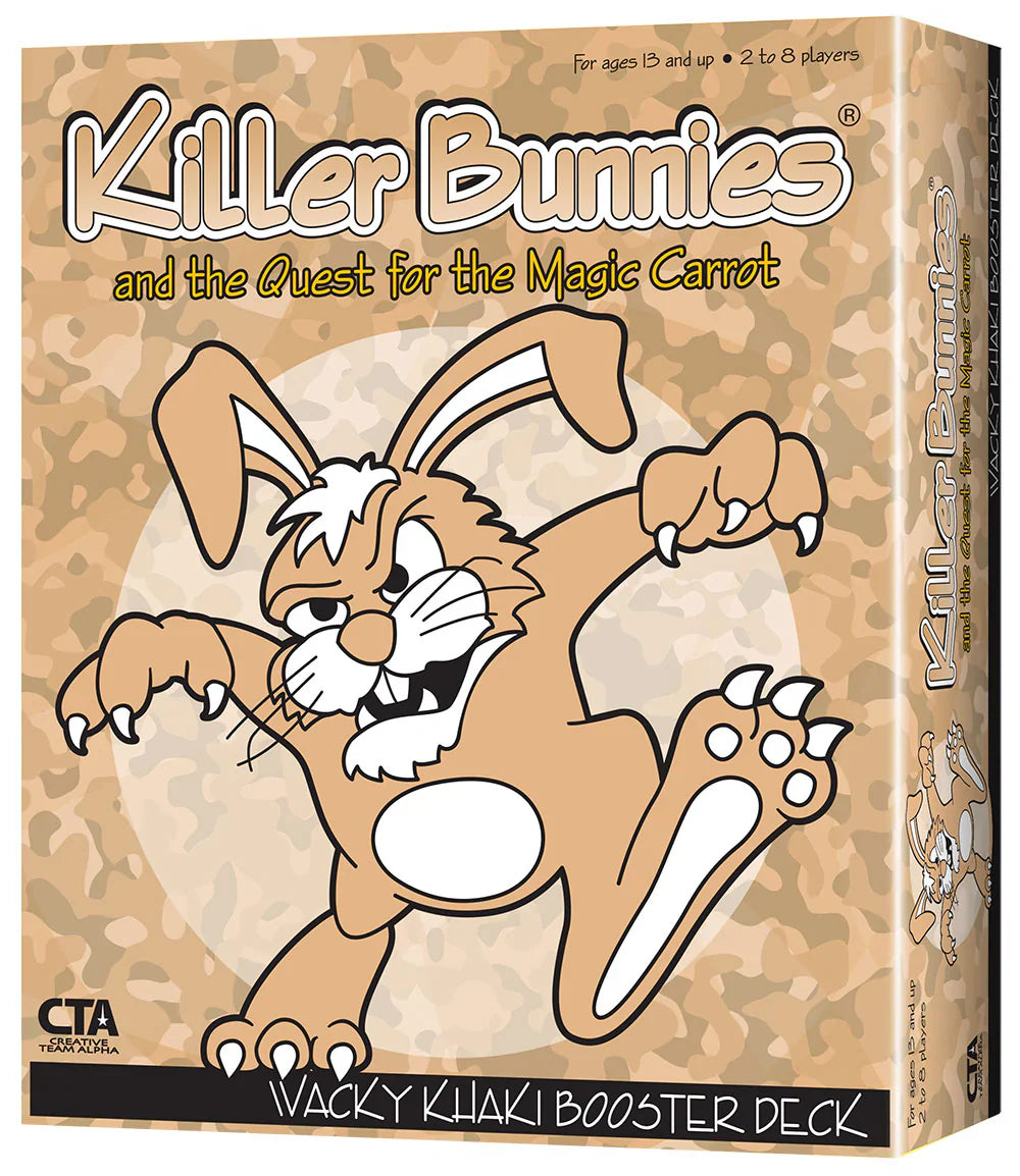 Killer Bunnies and the Quest for the Magic Carrot – Wacky Khaki Booster Deck
