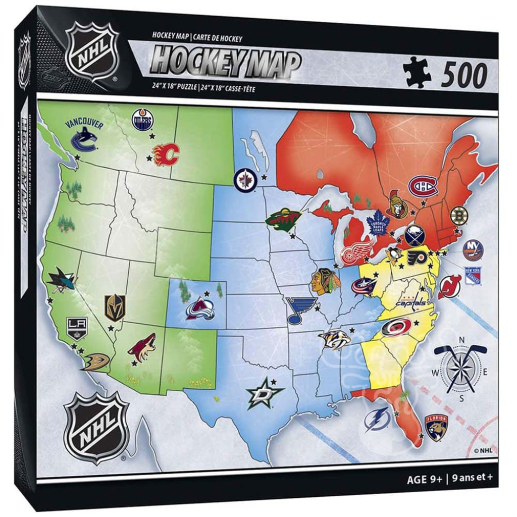 Nhl Map Puzzle 500pc (6)