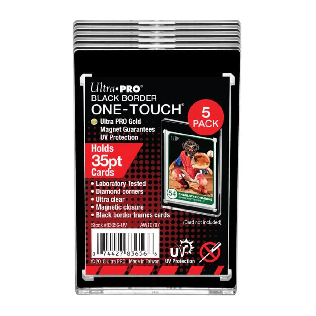 One-touch 3x5 Uv 035pt Black Border 5-pack