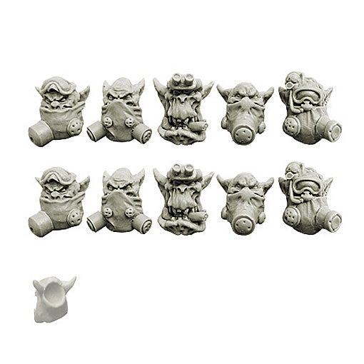 Orcs Heads in Gas Masks Bits