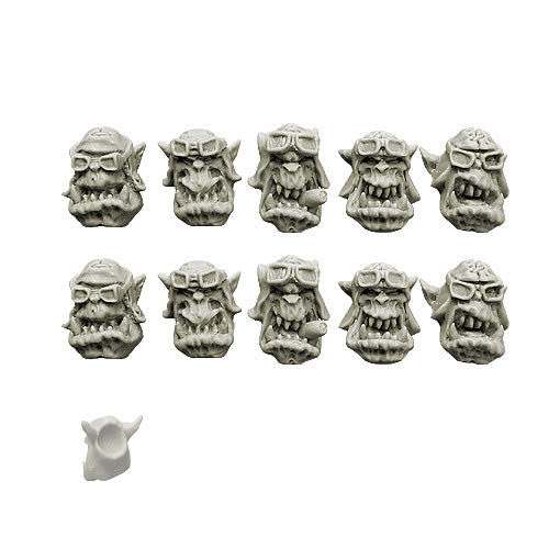 Orcs Storm Flying Squadron Heads (ver. 2) Bits