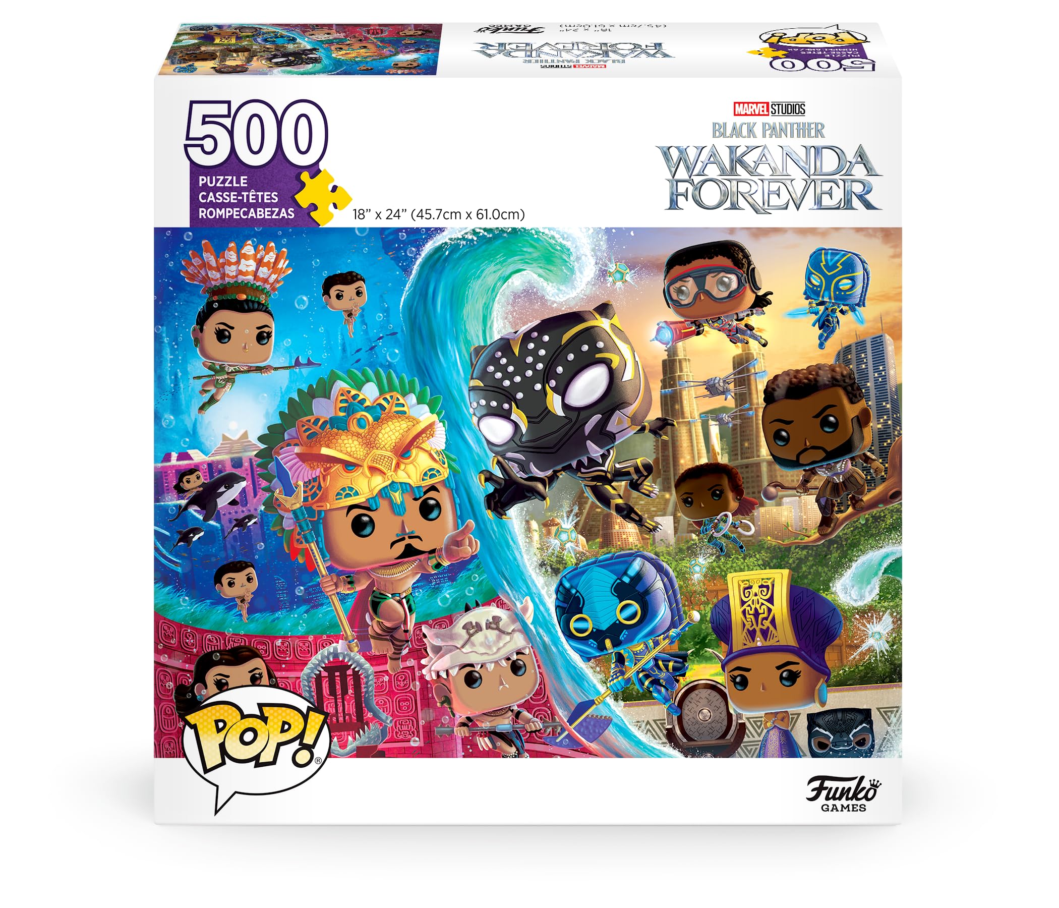 Pop Puzzles 500pc Marvel Black Panther