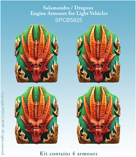 Salamandra / Dragons Engine Armours for Light Vehicles Bits