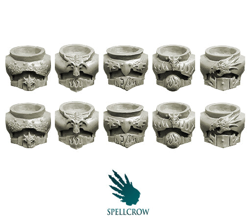Salamandra / Dragons Knights Torsos (ver. 2) Bits