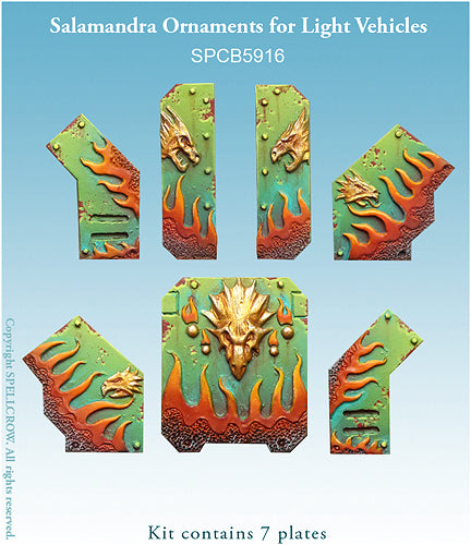 Salamandra Ornaments for Light Vehicles Bits