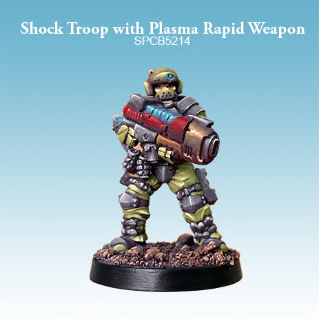 Shock Troop with Plasma Rapid Weapon Bits