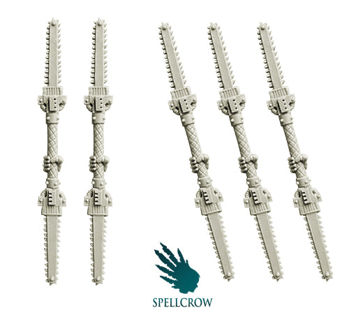 Space Knights Doublesaw Weapons Bits
