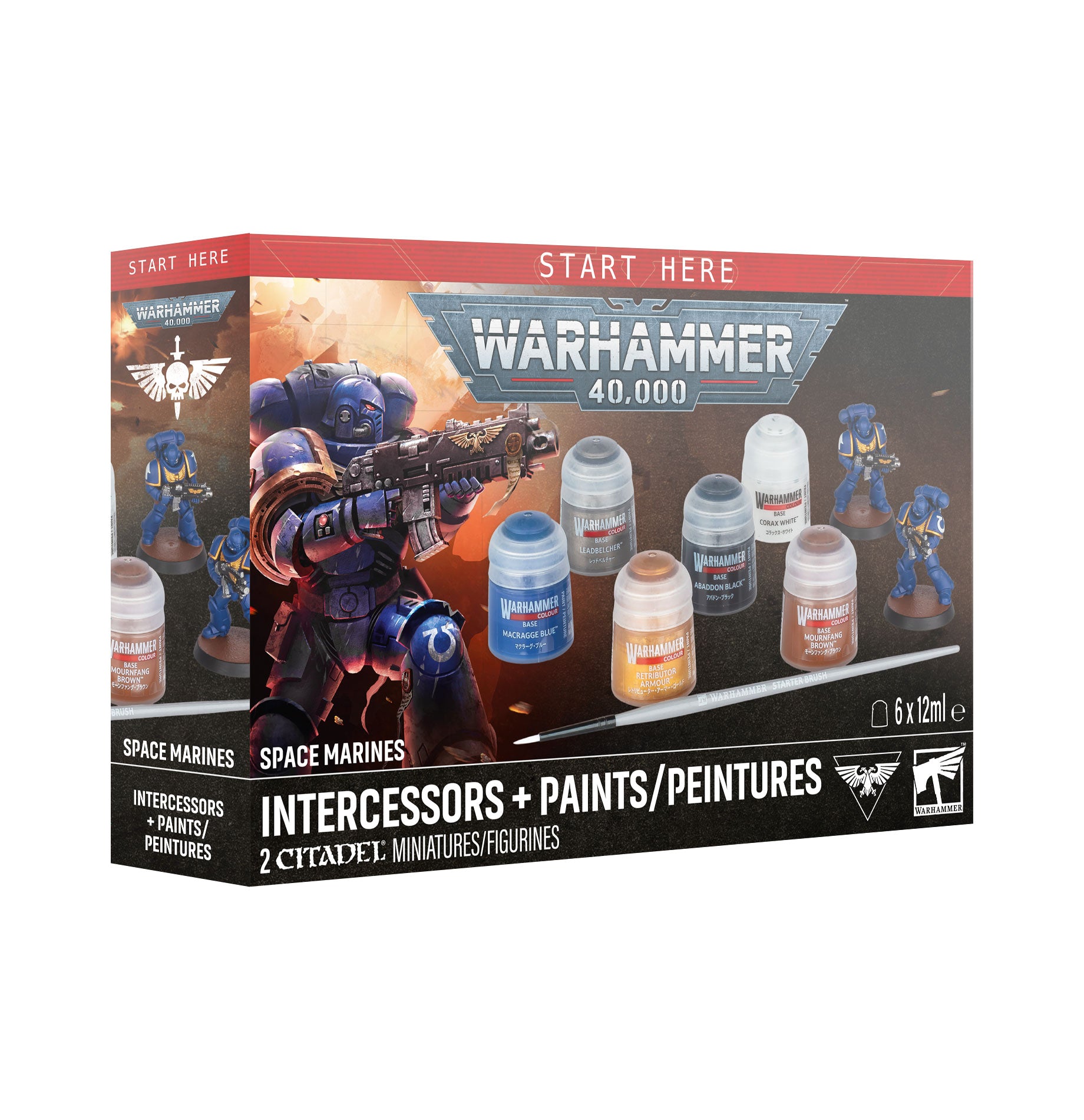 Space Marines: Intercessors + Paints