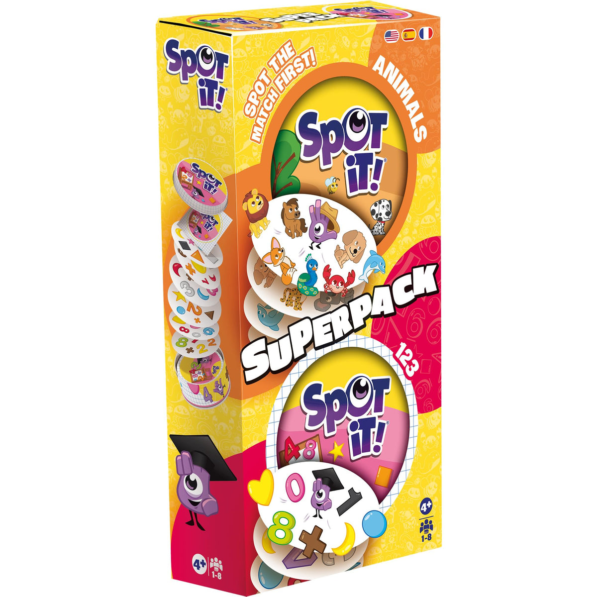 Spot it! Super Pack (Animals / 1,2,3)