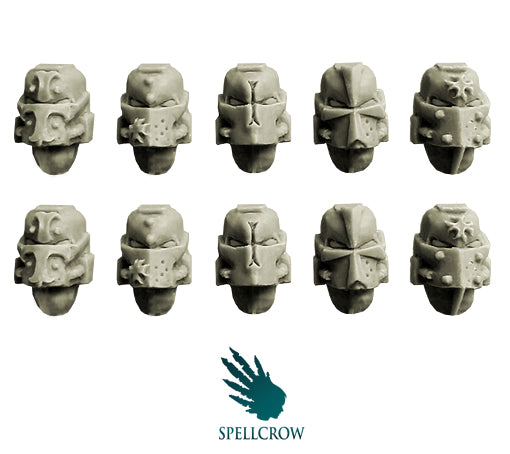 Templars Space Knights Helmets Bits