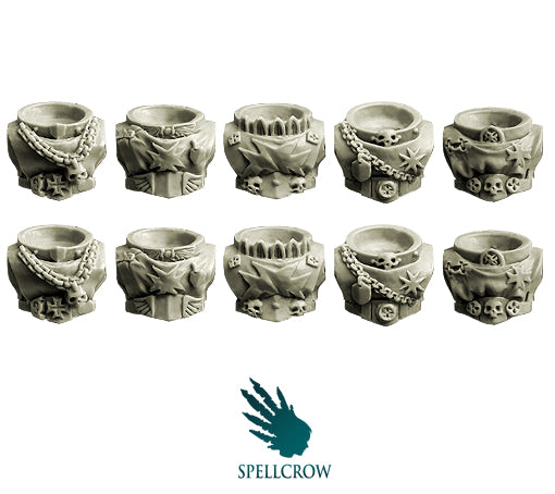 Templars Space Knights Torsos with Tabards Bits