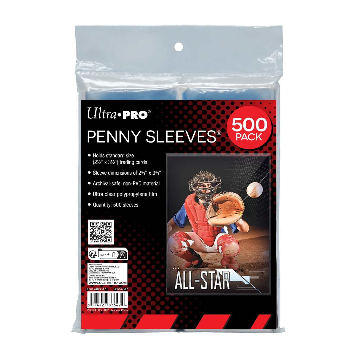 Ultra PRO Clear Penny Sleeves (500 Pack)