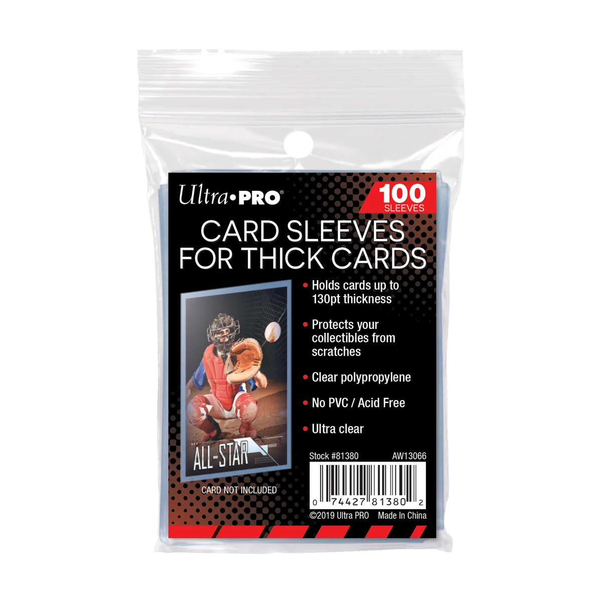 Ultra PRO Penny Sleeves for Thick Cards (100 Count / 130pt)