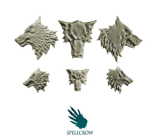 Wolves Heads Icons Bits