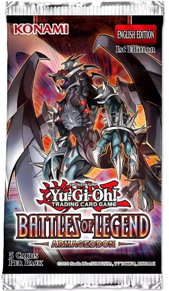 Battles of Legend Armageddon Booster Pack - Konami YuGiOh Trading Cards