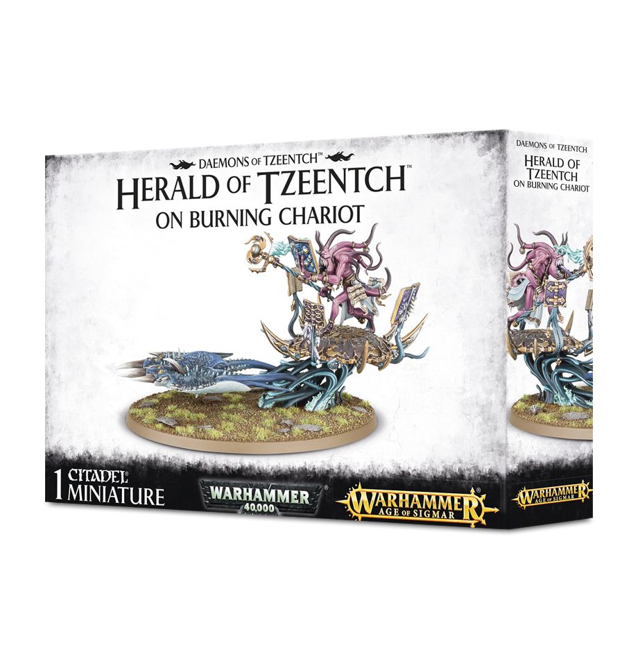 Burning Chariot of Tzeentch / Fateskimmer, Herald of Tzeentch / Exalted Flamer of Tzeentch / Changecaster