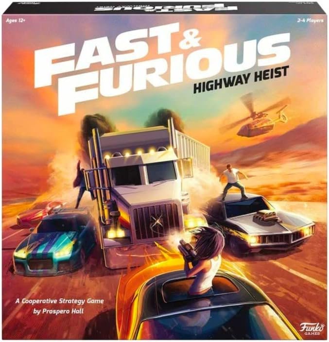Fast & Furious Highway Heist Board Game