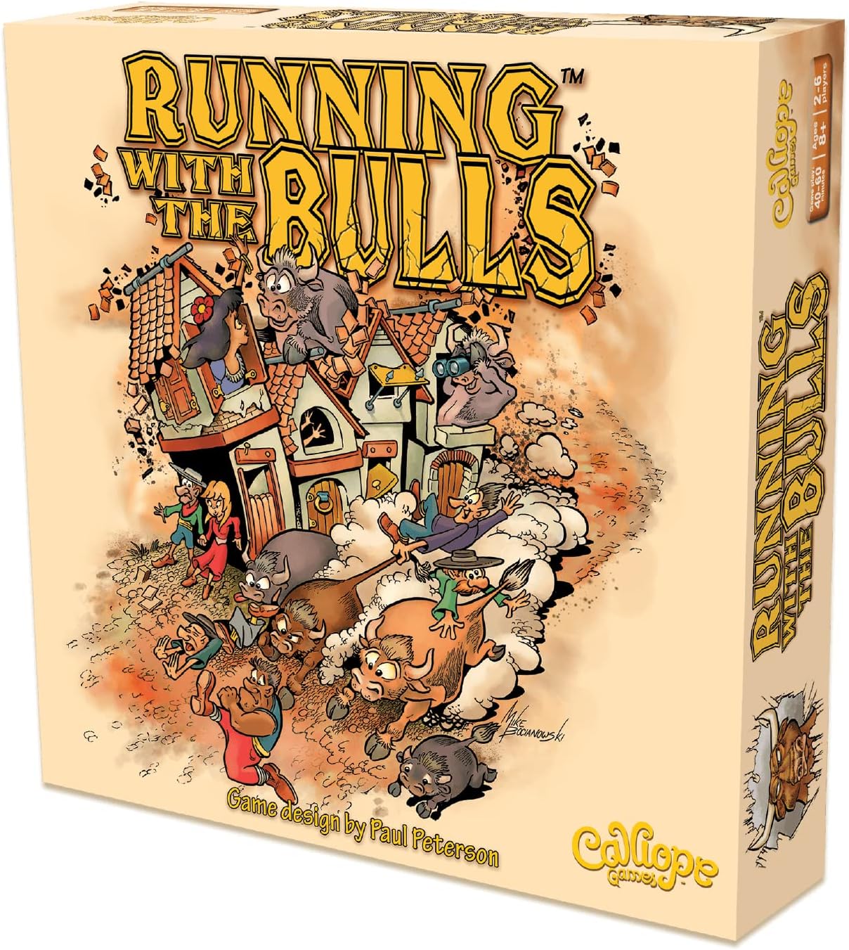 Running with the Bulls Board Game - A Dice Lover's Game! (Calliope Games)
