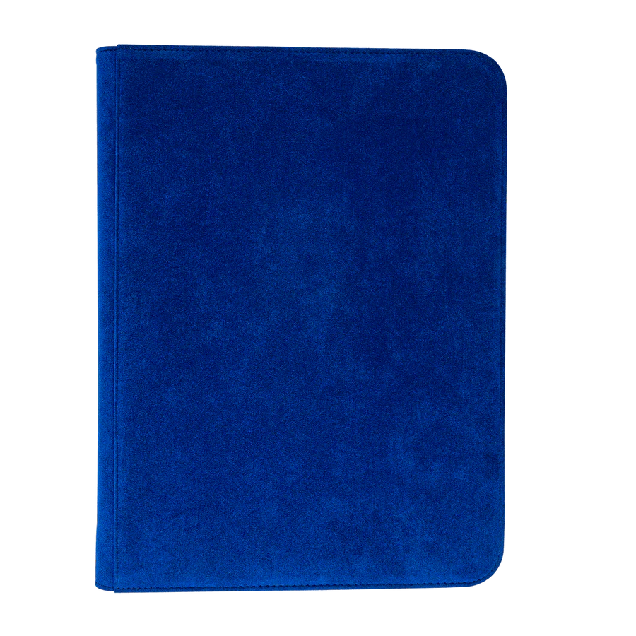 PRO BINDER 9 POCKET VIVID DELUXE ZIPPERED BLUE
